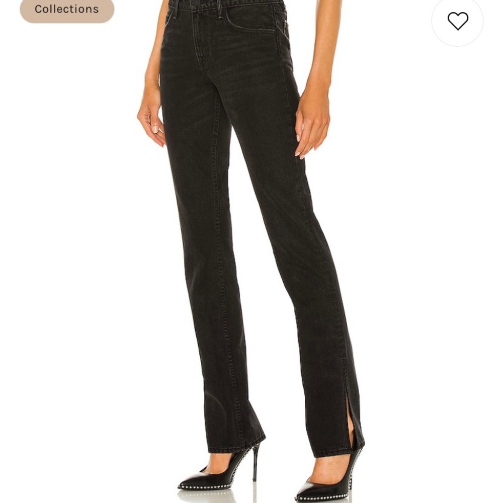 Hailey Low Rise Slim Boot in Sunset Strip GRLFRND Denim.